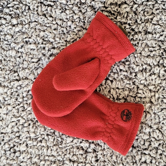Timberland Other - Kids Timberland Mittens Red